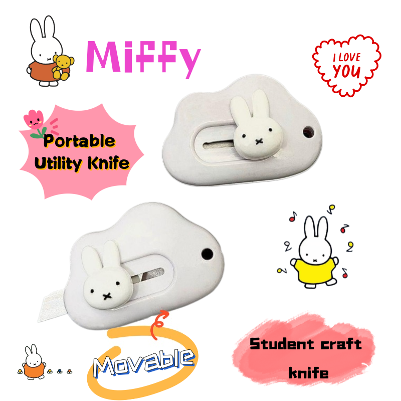 Sewing By - Pisau seni kelinci Miffy, pisau kreatif
