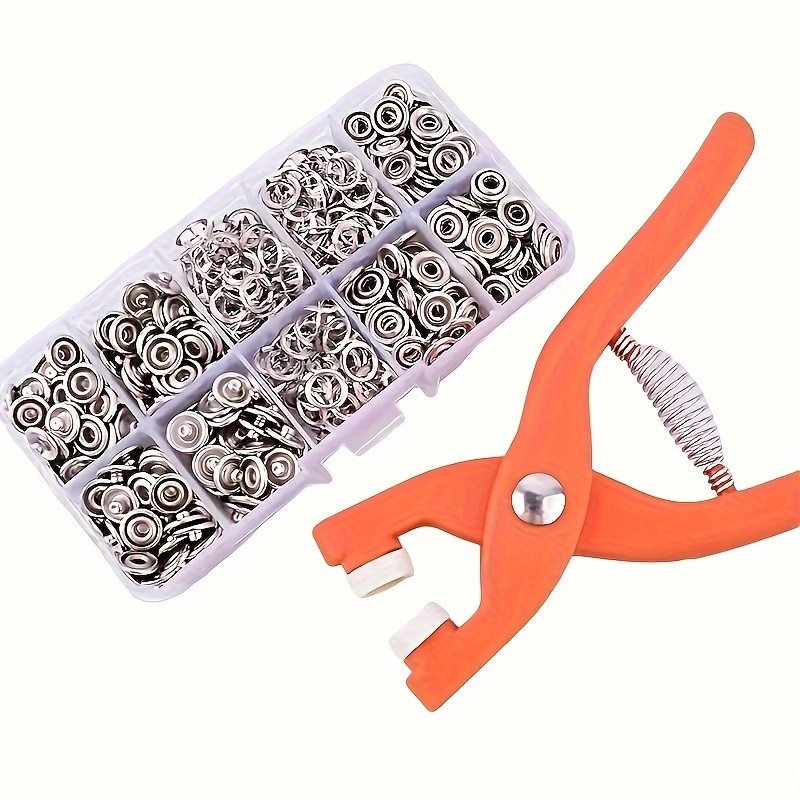 Snap Button Plier - 50 Set tang jepit manual untuk