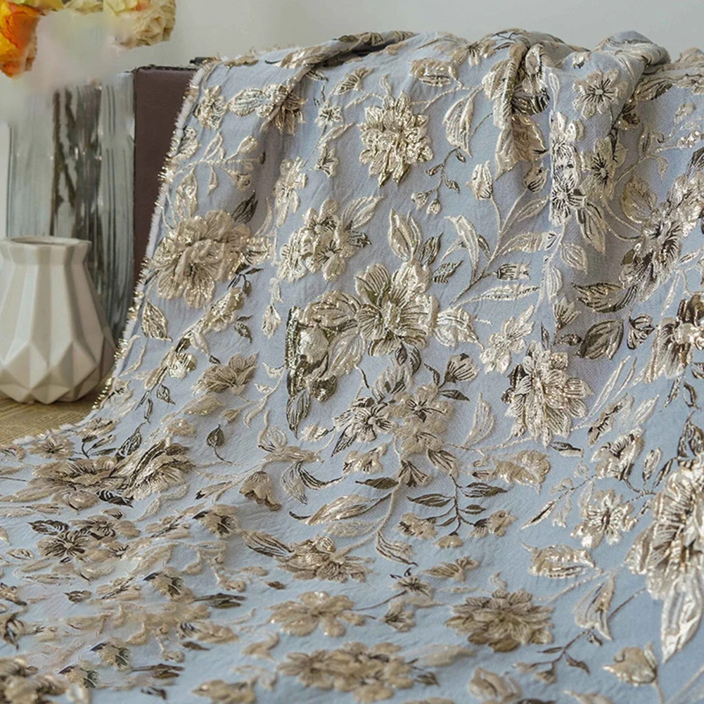 Sewing Geotextile Fabric - Kain Jahit Fashion Bermotif Embos Jacquard
