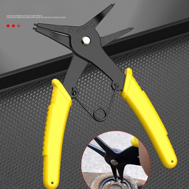 Snap Button Plier - Tang snap ring 2-in-1 serbaguna, tang