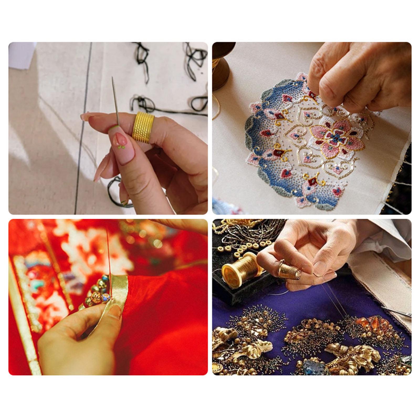 Sewing Thimble Metal - Sarung Jari Jahit Logam Gaya Antik