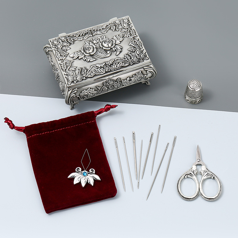 Sewing Thimble Metal - Kit gunting bordir, Kit jahit jarum