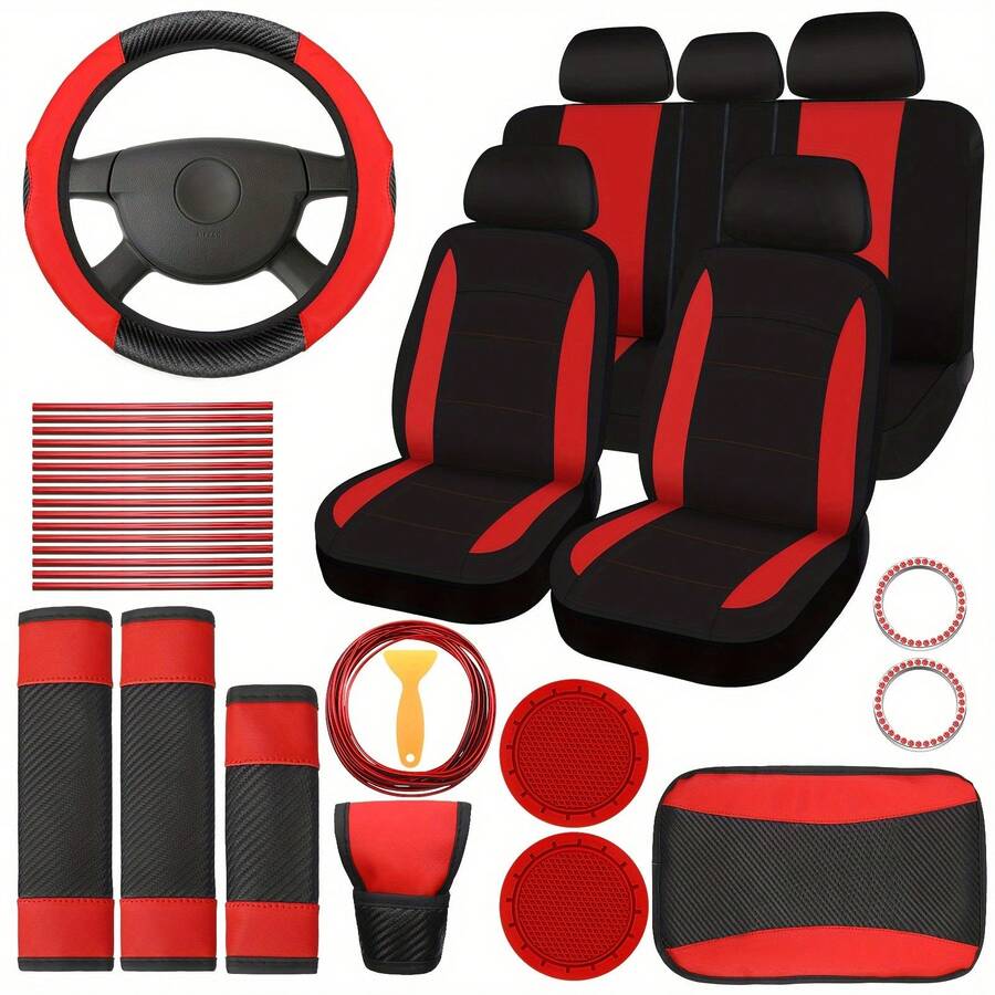 Shoulder Pad Set In - Cocok Untuk Wanita, Set Interior Mobil