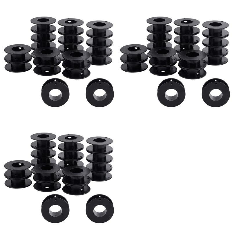 Thread Bobbins Empty - 60 Buah Gulungan Kosong, Gulungan Benang