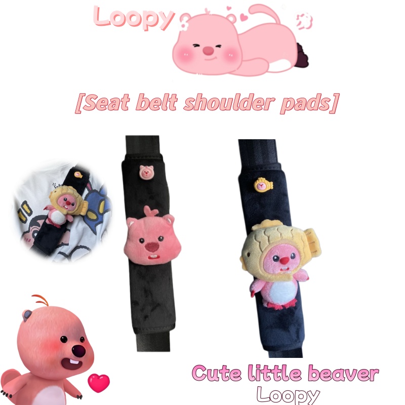 Shoulder Pad Set In - Dekorasi Sabuk Pengaman Mobil Berbentuk Berang-berang