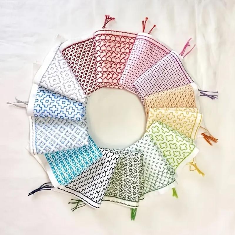 Sewing Embroidery Fabric - 9/32Pcs Benang Dan Jarum Kit Bordir