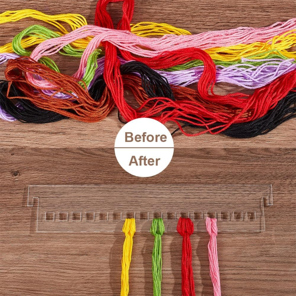 Organizer benang 16 posisi 5 b - Embroidery Floss Thread ulasan dan harga