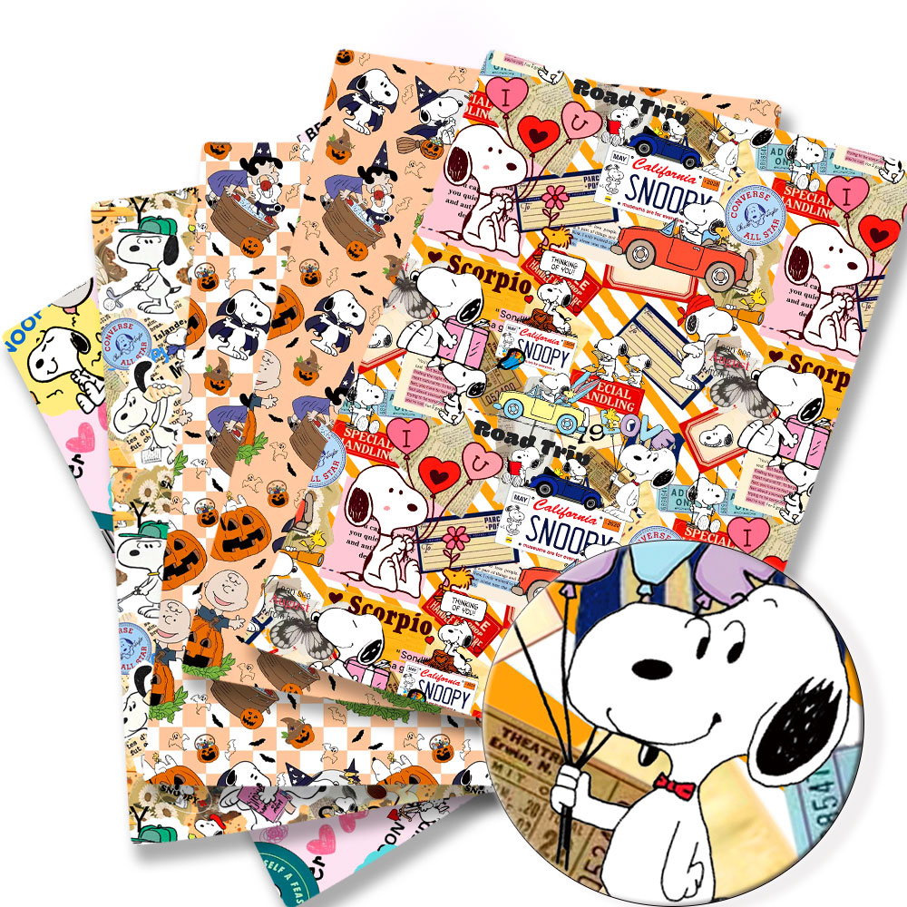 TAKARA TOMY Snoopy Kain 140x50 - Sewing Textiles ulasan dan harga