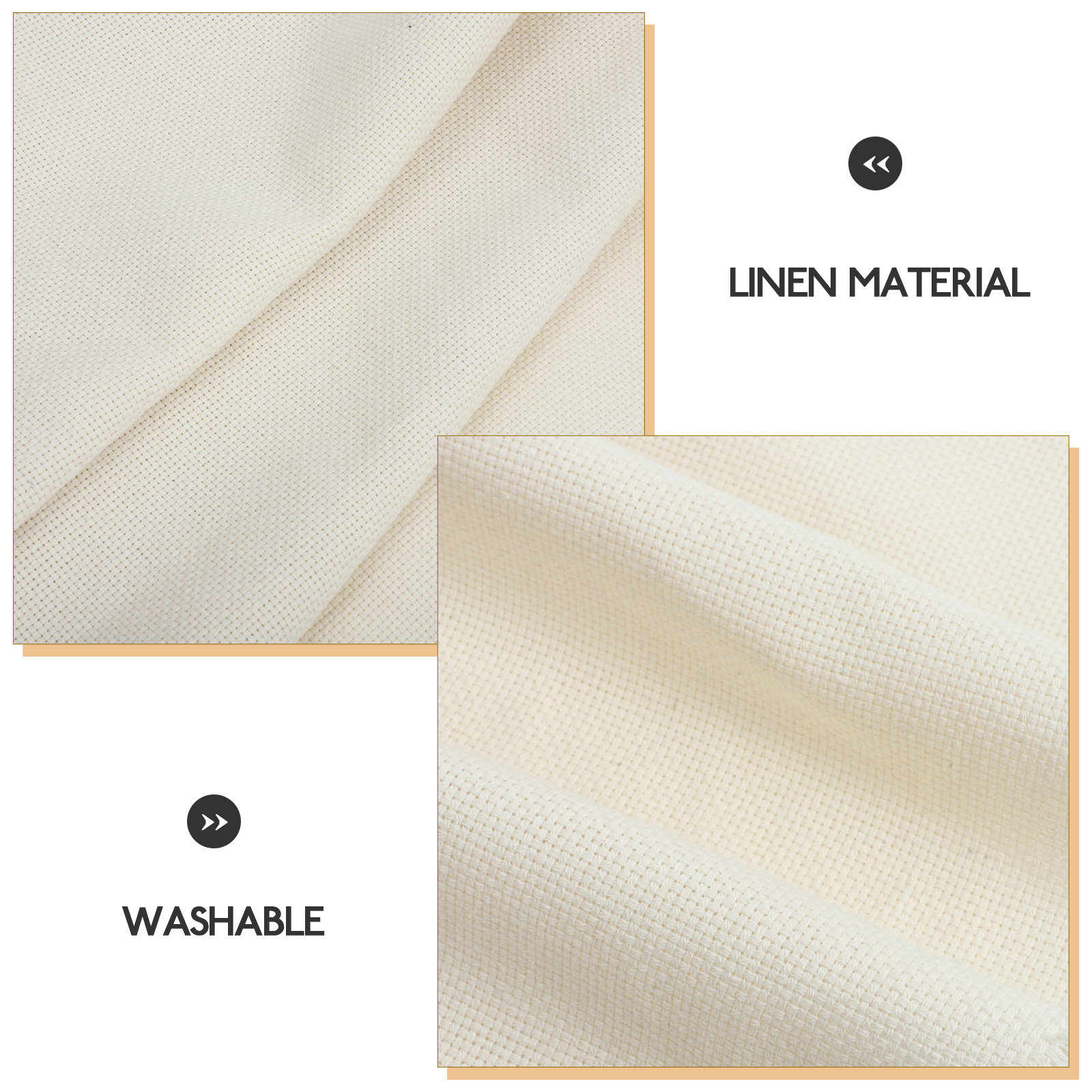 Kain Linen Bordir Monks Cloth  - Sewing Embroidery Fabric ulasan dan harga