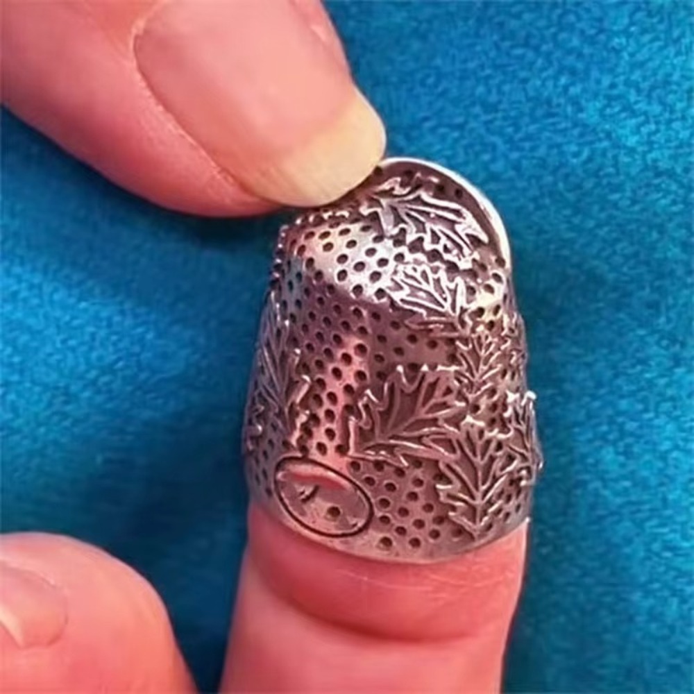 Pelindung Jari Jahit Model Aco - Sewing Thimble Metal ulasan dan harga