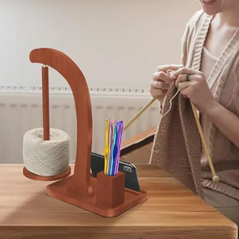Penyangga Benang Kayu Putar, D - Sewing Knit ulasan dan harga