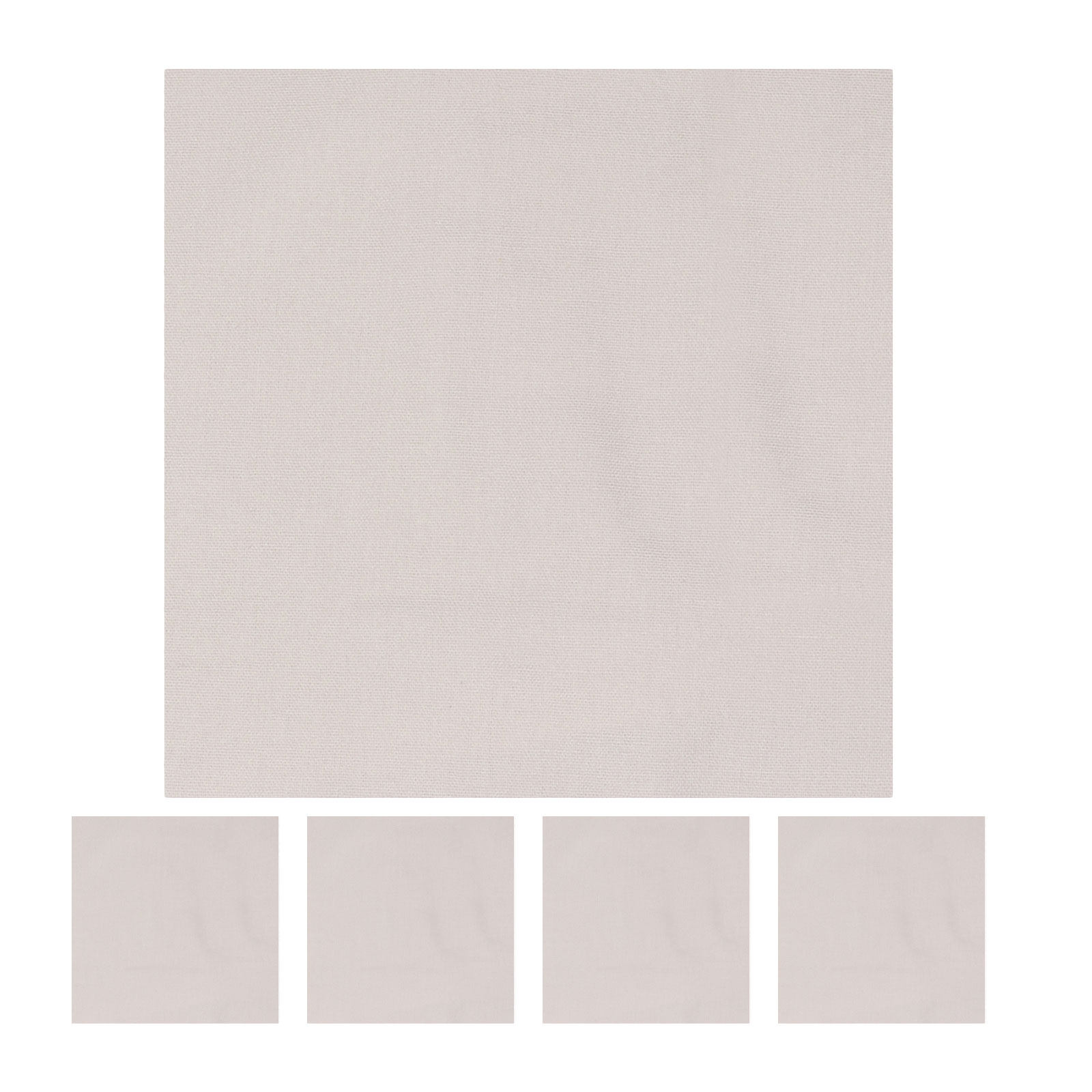 5 Buah Kain Bordir Katun Linen - Sewing Embroidery Fabric ulasan dan harga