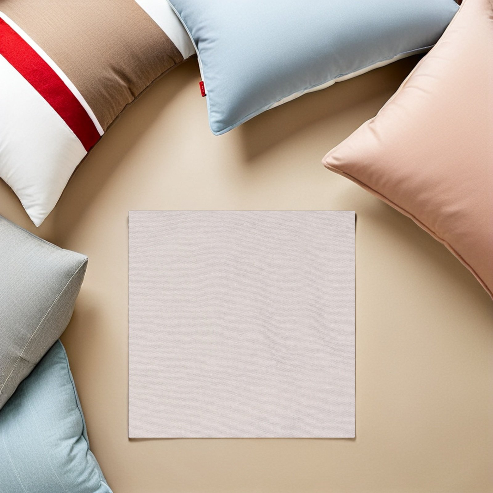 5 Buah Kain Bordir Katun Linen - Sewing Embroidery Fabric ulasan dan harga