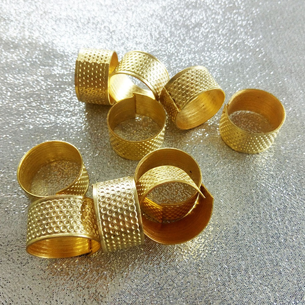 20 buah Cincin Jahit Gaya Retr - Sewing Thimble Metal ulasan dan harga