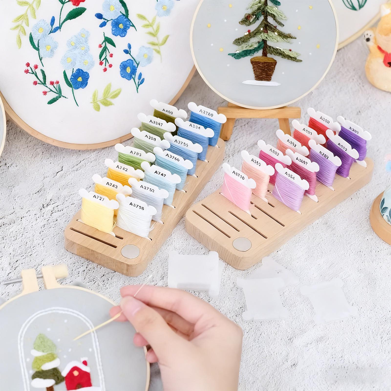Organizer Benang Bordir 15 Slo - Embroidery Floss Thread ulasan dan harga