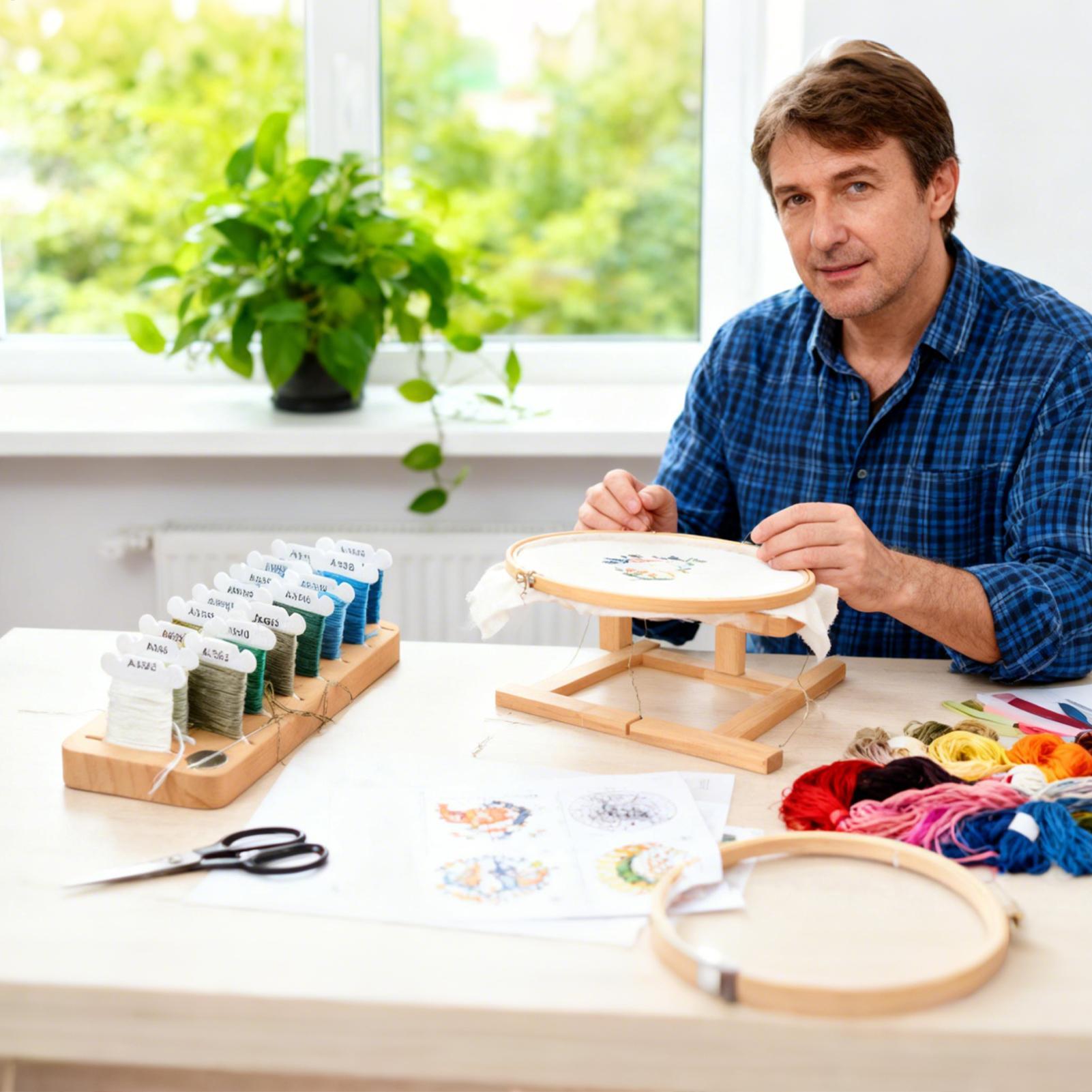 Organizer Benang Bordir 15 Slo - Embroidery Floss Thread ulasan dan harga
