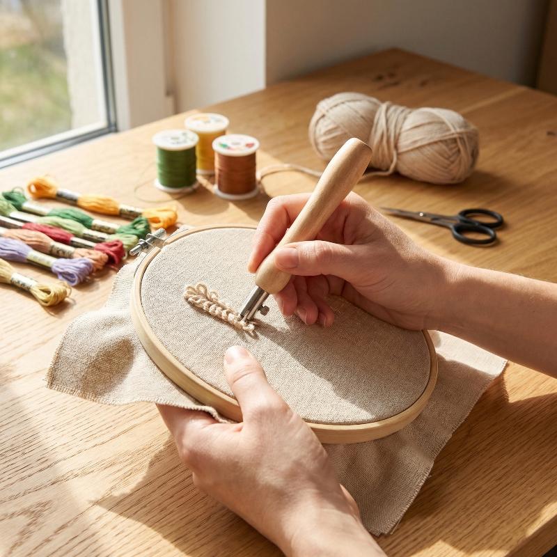 Set Alat Sulam DIY Sederhana y - Sewing Textile Art ulasan dan harga