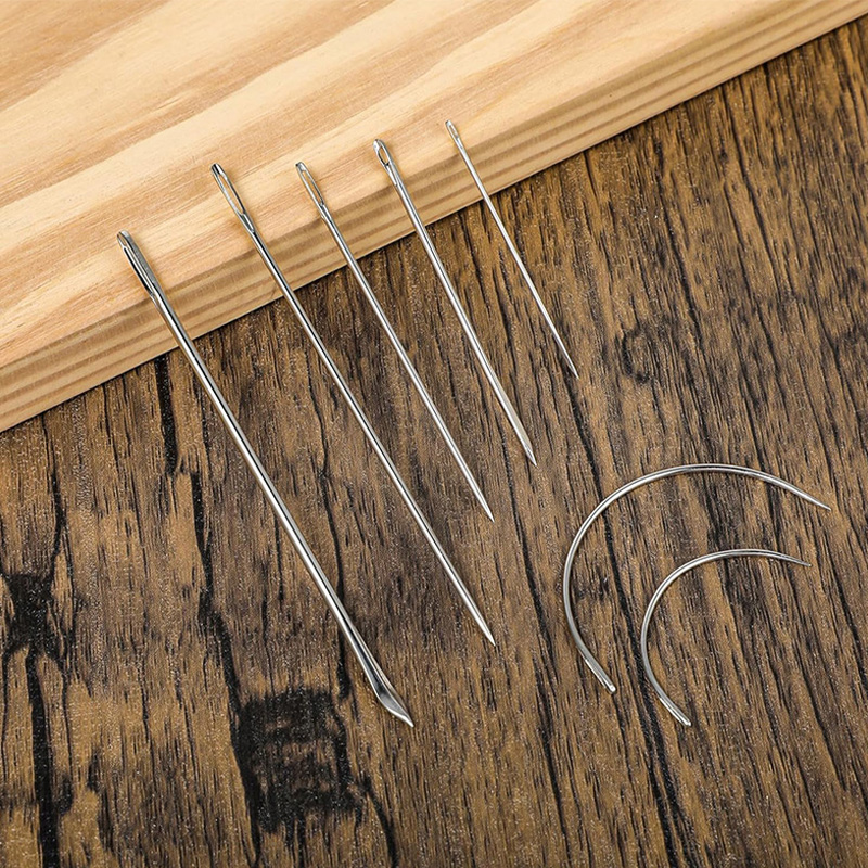 14/16PCS Kit Jarum Jahit Kulit - Leather Needle Heavy ulasan dan harga