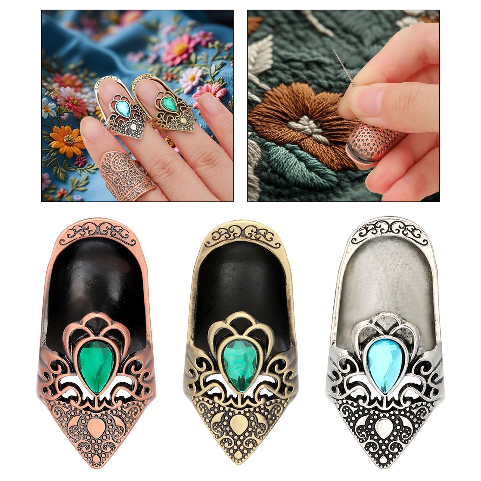Sarung Jari Jahit Logam Gaya A - Sewing Thimble Metal ulasan dan harga