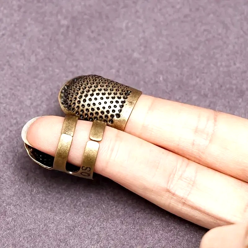 Thimble Jahit Vintage yang Dap - Sewing Thimble Metal ulasan dan harga