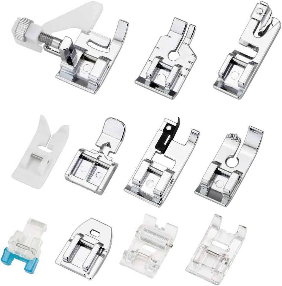 11Pcs Set Kaki Mesin Jahit - K - Sewing Machine Fabric ulasan dan harga