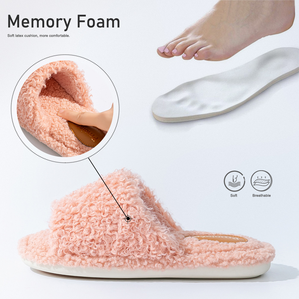 Pmoiste Sandal Rumah Fuzzy Wan - Sewing House ulasan dan harga