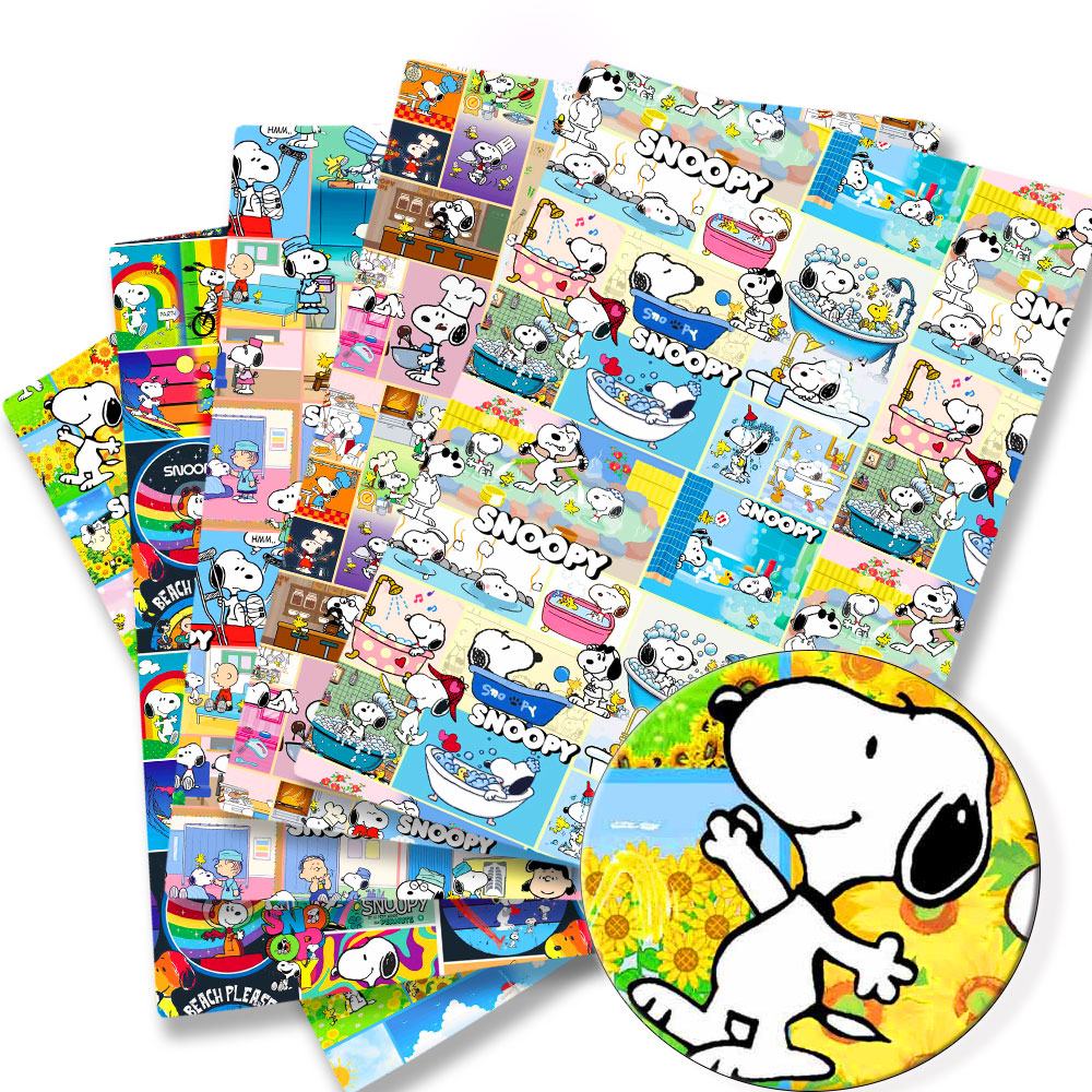 TAKARA TOMY Snoopy Kain 140x50 - Sewing Textiles ulasan dan harga