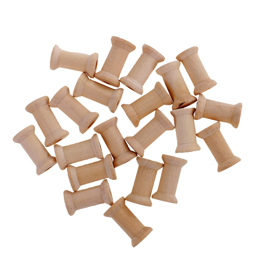 Set Bobin Kayu Kosong 20 Buah  - Thread Bobbins Empty ulasan dan harga