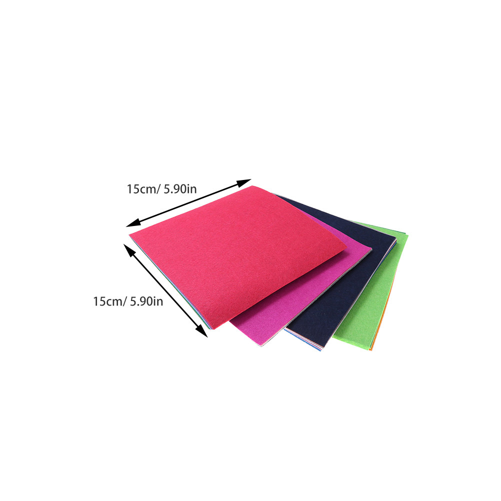 40 Lembar Kain Nonwoven Berwar - Sewing Textile Art ulasan dan harga