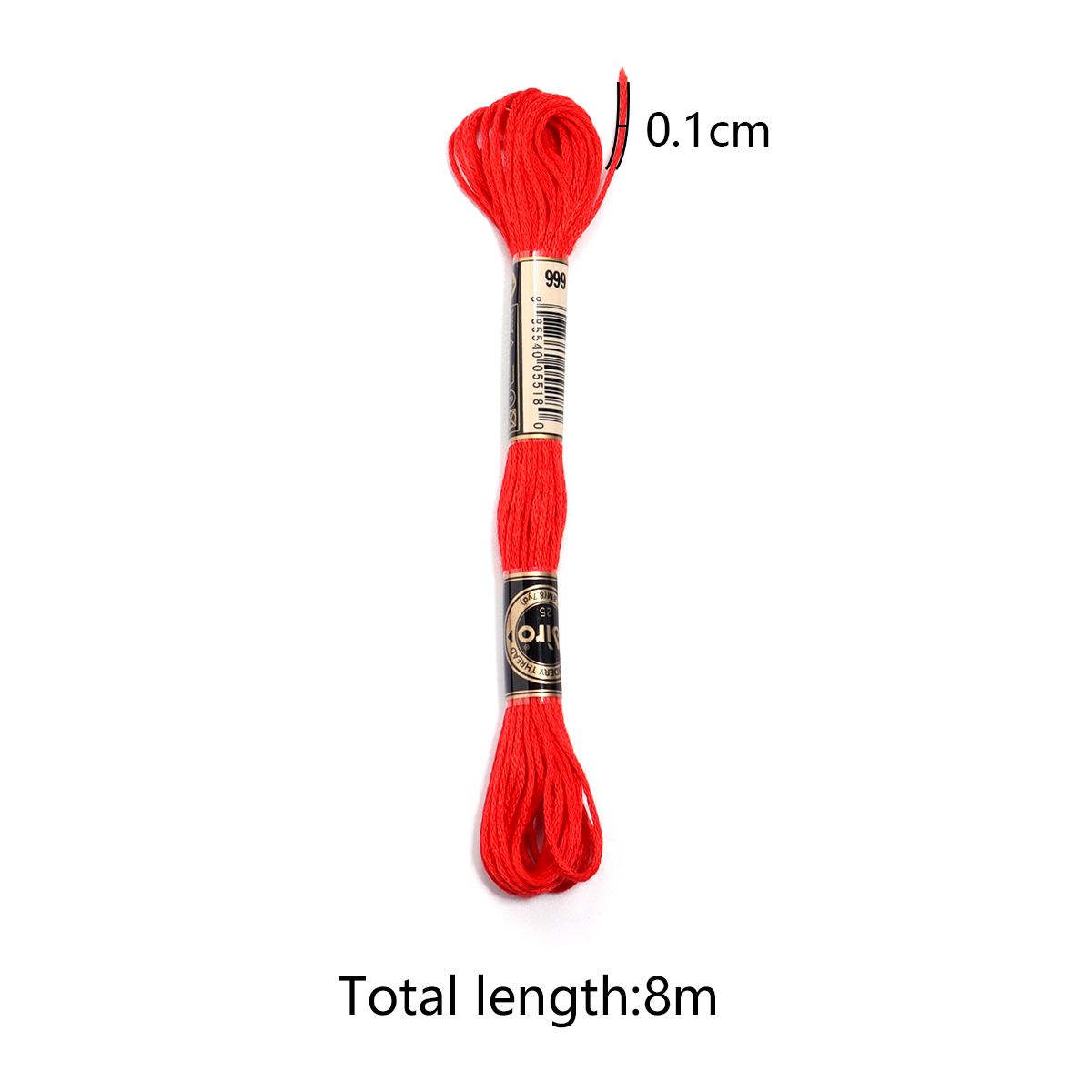 6Pcs/Lot Benang Bordir Poliest - Embroidery Floss Thread ulasan dan harga