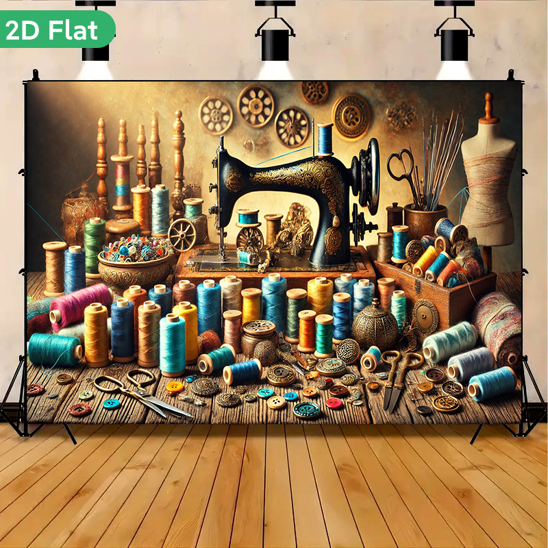 Tapestry Dinding Atelier Jahit - Sewing Textile Art ulasan dan harga