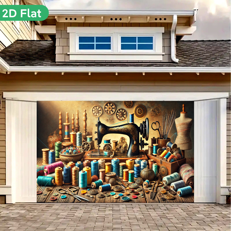 Tapestry Dinding Atelier Jahit - Sewing Textile Art ulasan dan harga