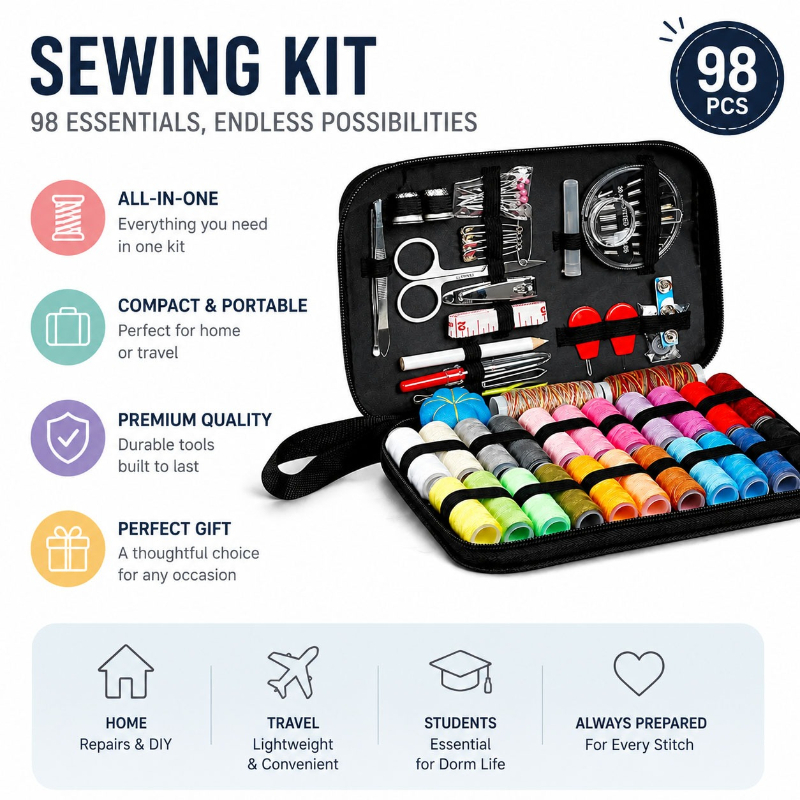 Set Alat Aksesori Jahit 68/98  - Sewing By ulasan dan harga