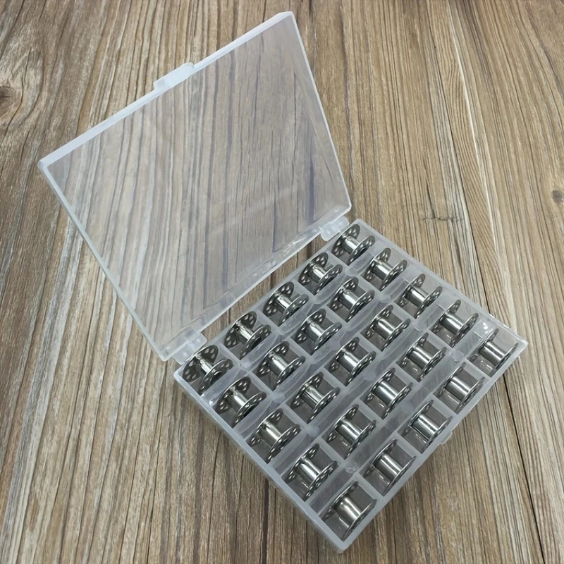 25 Buah/Set Kotak Penyimpanan  - Thread Bobbins Empty ulasan dan harga
