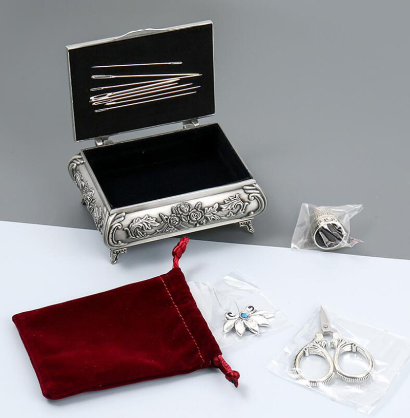 Kit gunting bordir, Kit jahit  - Sewing Thimble Metal ulasan dan harga