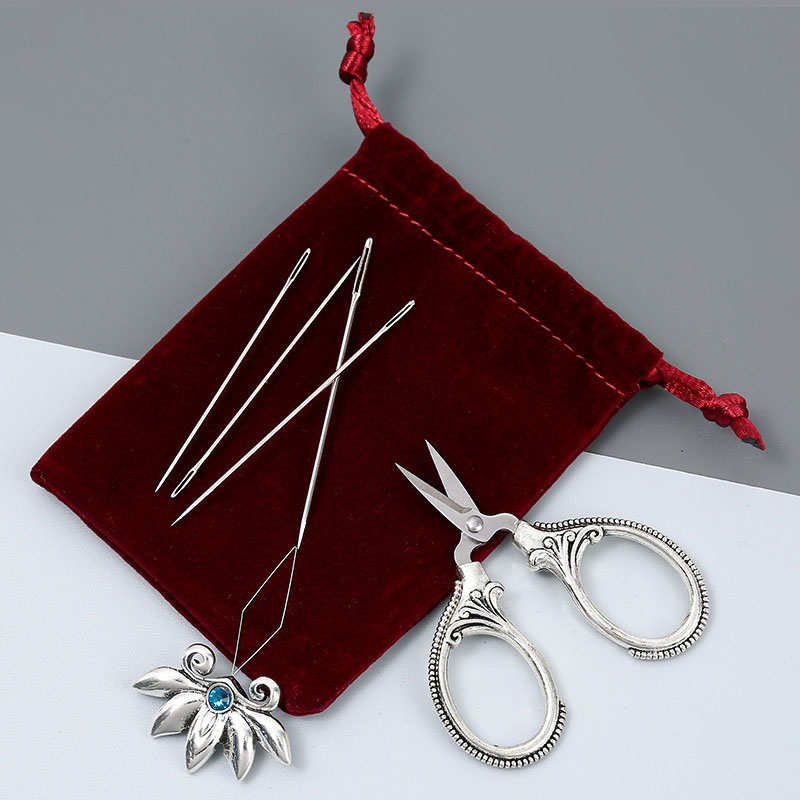 Kit gunting bordir, Kit jahit  - Sewing Thimble Metal ulasan dan harga