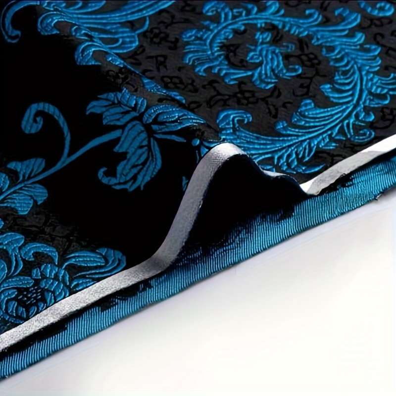 Kain Brokat Ekor Phoenix Biru  - Sewing Garments ulasan dan harga