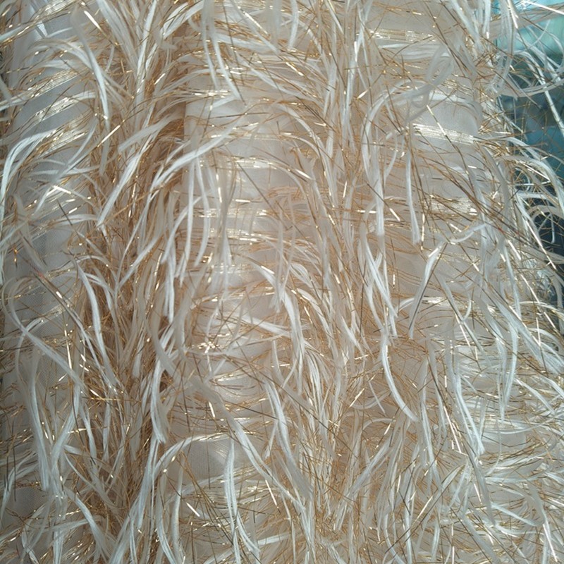 Kain Tulle Bulu Rumbai Reguler - Sewing Knit ulasan dan harga