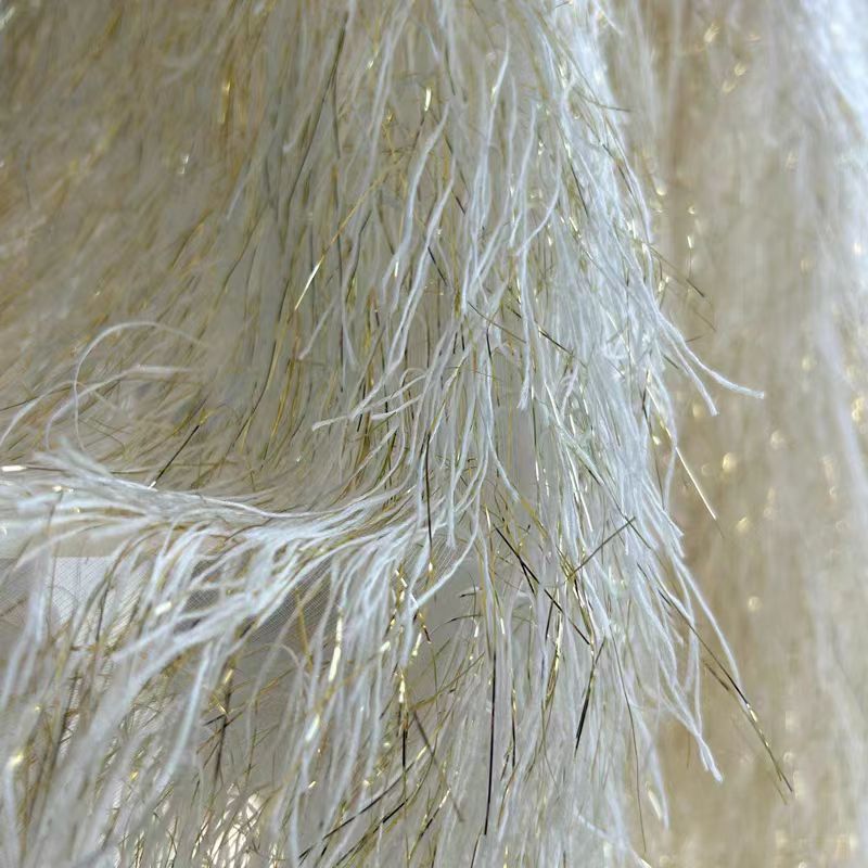 Kain Tulle Bulu Rumbai Reguler - Sewing Knit ulasan dan harga