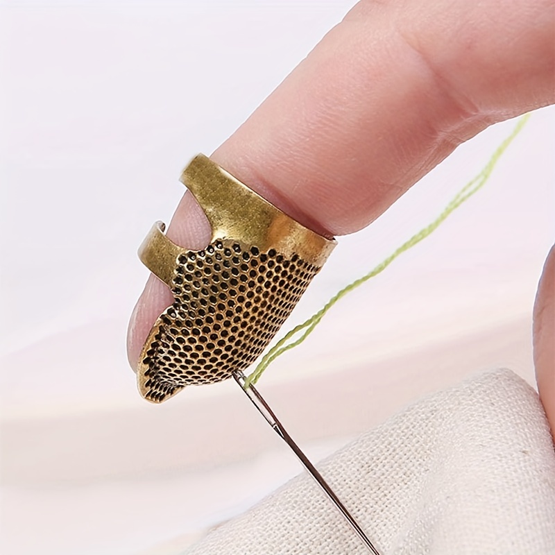 4 Buah Pelindung Jari untuk Me - Sewing Thimble Metal ulasan dan harga