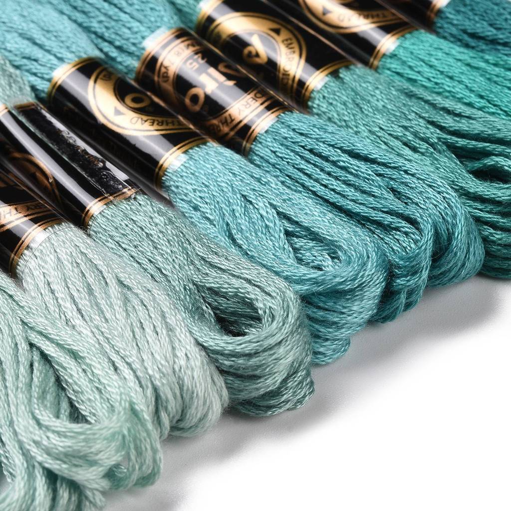 1Set 8 Gulungan Benang Bordir  - Embroidery Floss Thread ulasan dan harga