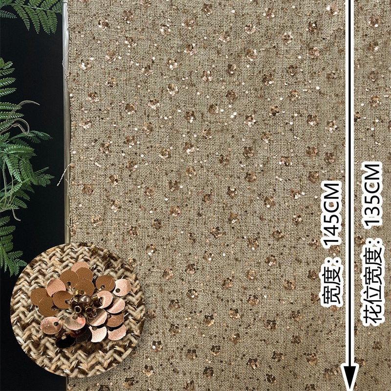 1 yard Kain bordir payet indus - Sewing Embroidery Fabric ulasan dan harga